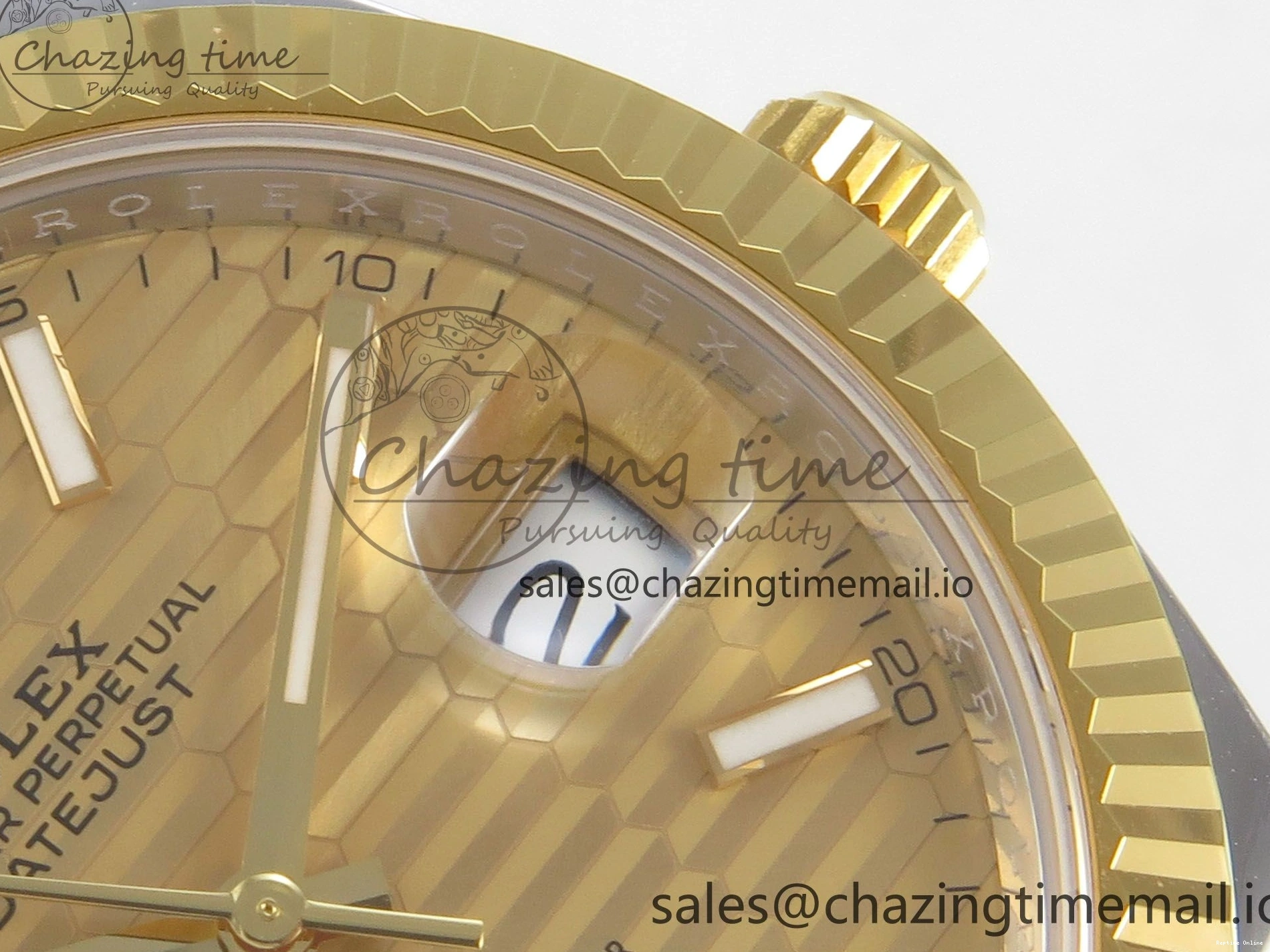 0521 DateJust 41 126333 SS YG ARF 1:1 Best Edition YG Texture Stick Dial on Oyster Bracelet SH3235 (Weighted) Efficient 209